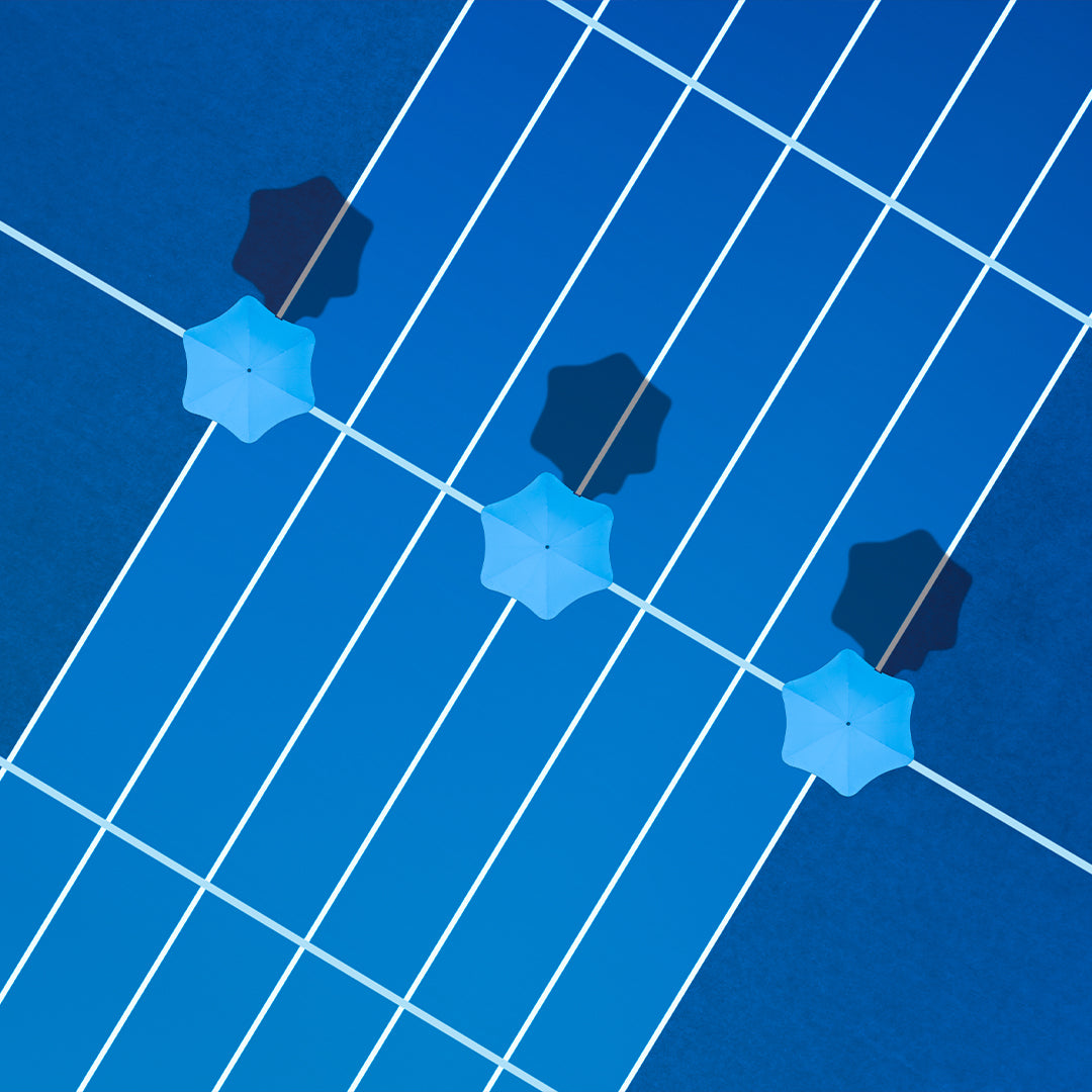 BLUNT Umbrellas Instagram ariel blue classics